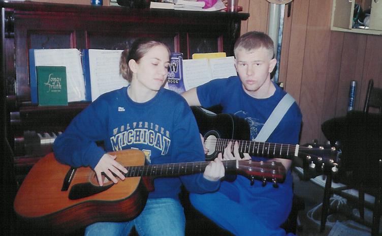 Sarah Vierzba and Chase Davis jammin!!!